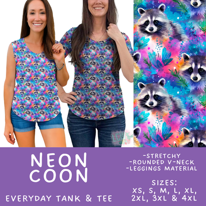 Batch #550 - Fun Run 24 - Closes 7/1 - ETA early Sept - Neon Coon Everyday Tank & Tee
