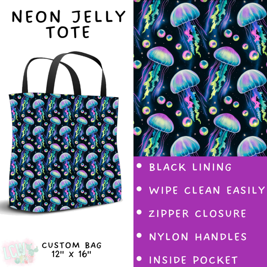 Batch #468 - Fun Run 18 - Closes 12/26 - ETA late Feb - Neon Jelly Tote