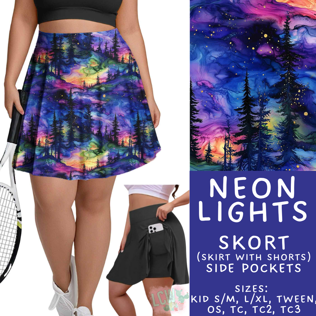 Batch #548 - May Request Run - Closes 6/26 - ETA late August - Neon Lights Skort