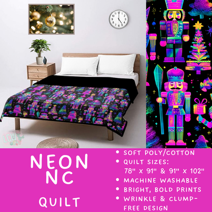Batch #597 - Christmas Quilts - Closes 10/12 - ETA early Dec - Neon NC Quilt