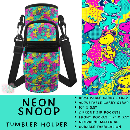 Batch #551 - Tumbler Holder 2 - Closes 7/3 - ETA early Sept - Neon Snoop Tumbler Holder