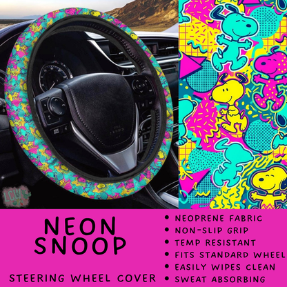 Batch #554 - Car Accessories 3 - Closes 7/10 - ETA early/mid Sept - Neon Snoop Steering Wheel Cover