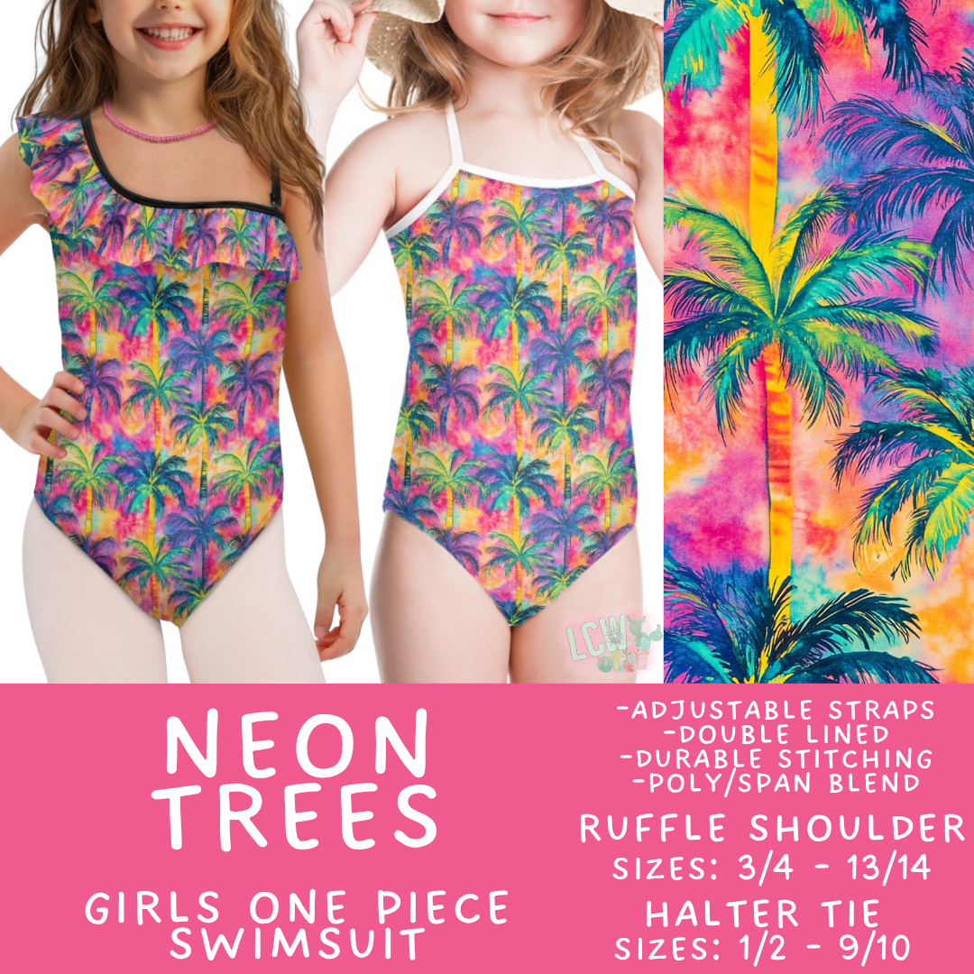 Batch #543 - Pool Party 2 - Closes 6/15 - ETA early/mid August - Neon Trees Girl's Swimsuit