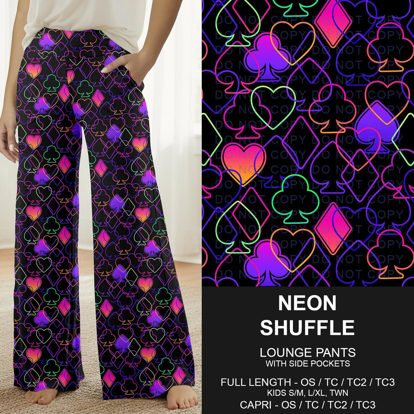 B298 - Preorder Neon Shuffle Lounge Pants (Closes 7/05. ETA: early Sept.)