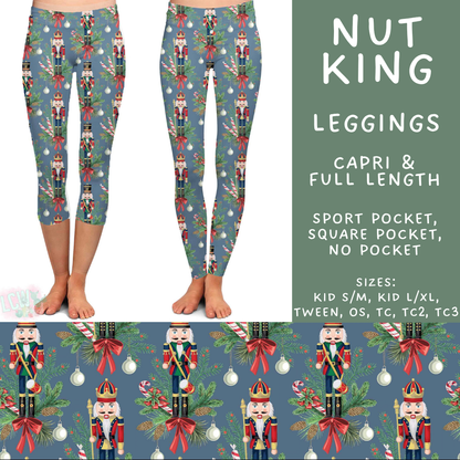 Batch #600 - Jingle all the Way 2 - Closes 10/19 - ETA early/mid Dec - Nut King Full and Capri Length Leggings