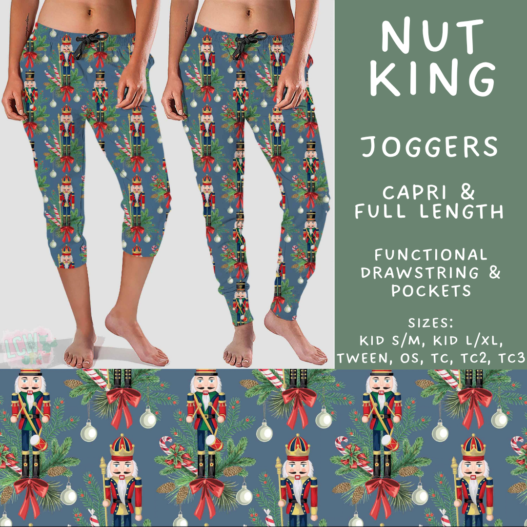 Batch #600 - Jingle all the Way 2 - Closes 10/19 - ETA early/mid Dec - Nut King Full and Capri Length Joggers