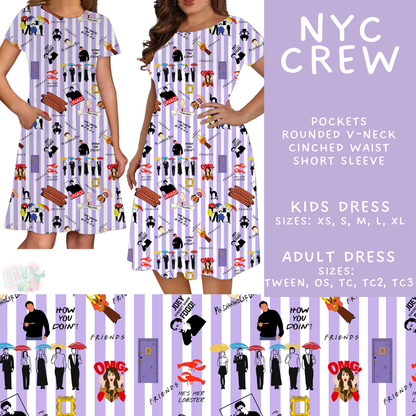 Batch #589 - August Request Run - Closes 9/23 - ETA mid/late Nov - NYC Crew Adult & Kids Dresses