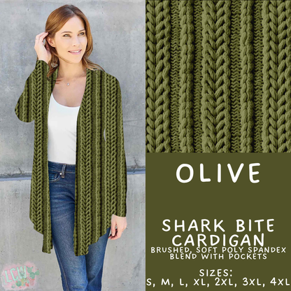 Batch #596 - Sweater Weather - Closes 10/9 - ETA early Dec - Olive Cardigan