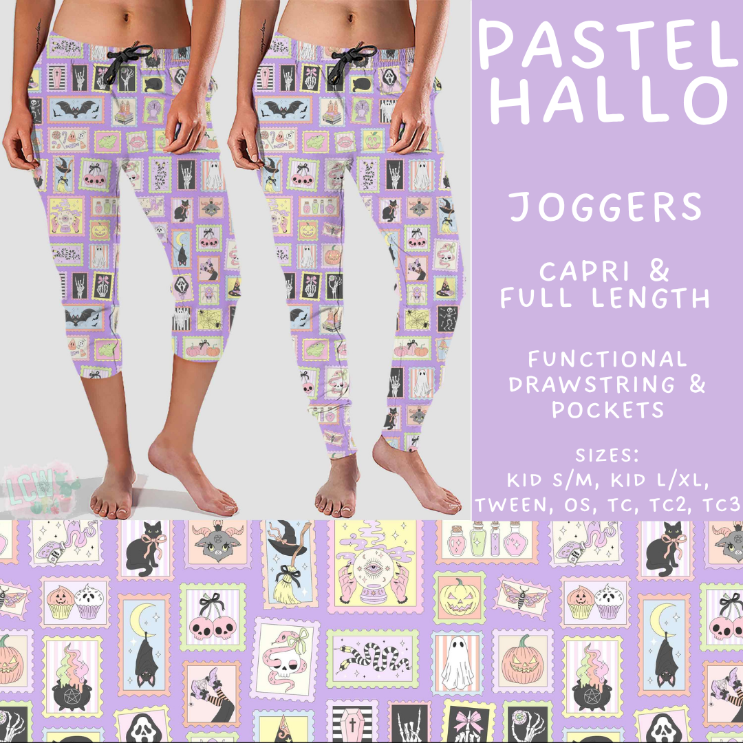 Batch #561 - June Request Run - Closes 7/27 - ETA late Sept - Pastel Hallo Full and Capri Length Joggers