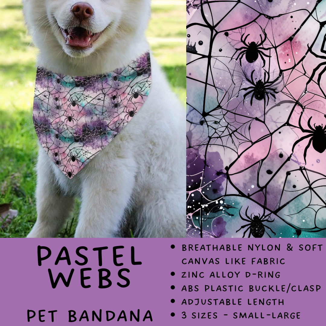 Batch #576 - Pet Gear 2 - Closes 8/28 - ETA late October - Pastel Webs Pet Bandana