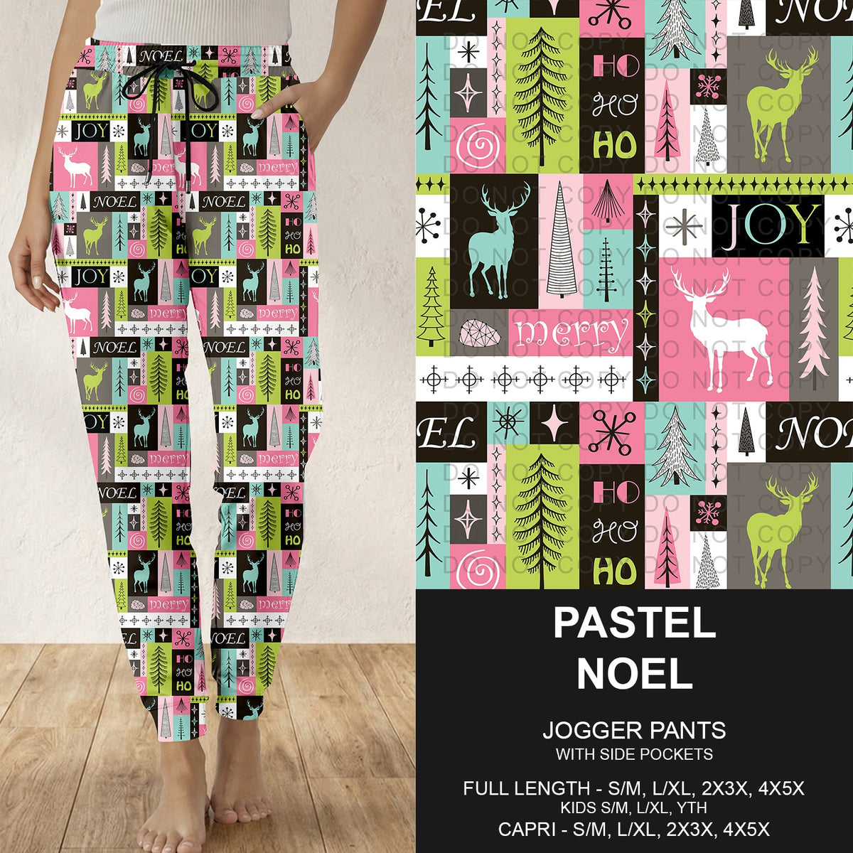 B315 - Preorder Pastel Noel Joggers (Closes 10/04. ETA: early Dec.)