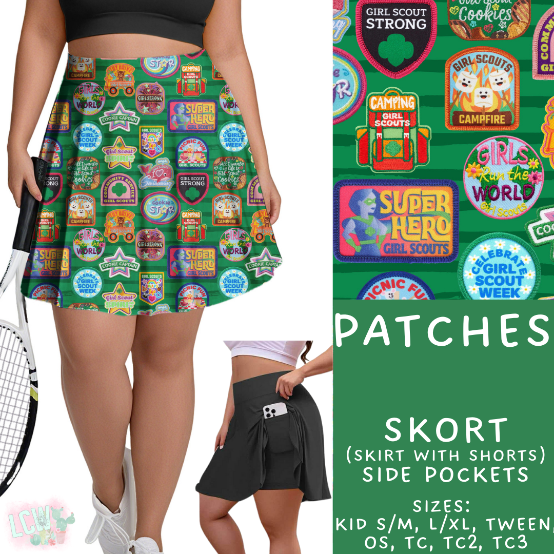Batch #610 - Cookie Dealer 3 - Closes 11/9 - ETA early Jan - Patches Skort