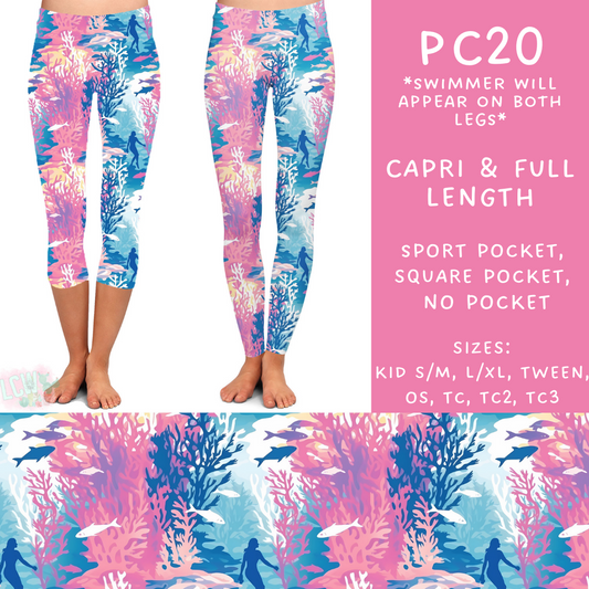 Ready To Ship - PC20 Capri Length Leggings TC/TC2