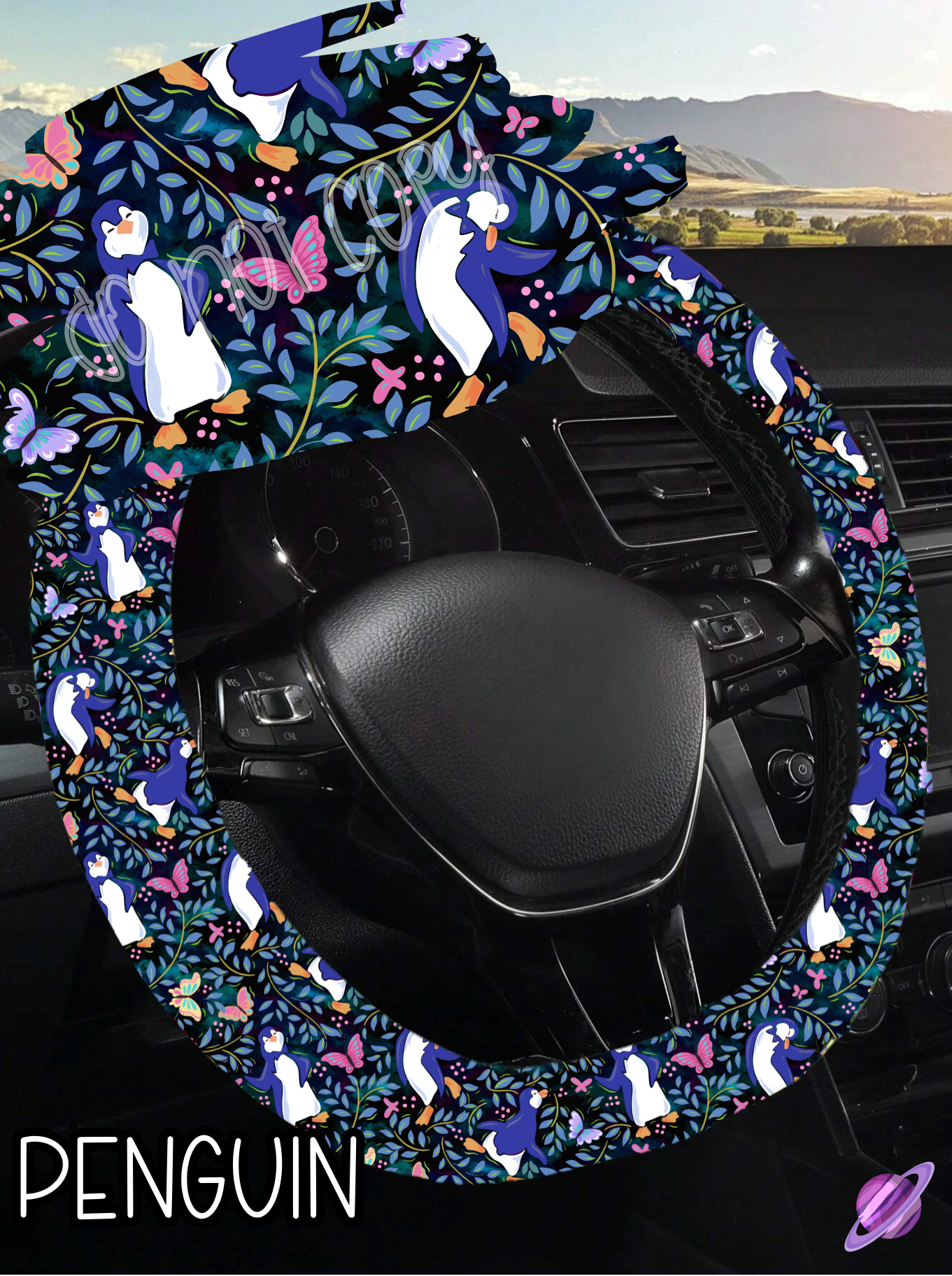 Penguin - Steering Wheel Cover Roud 7 - Preorder Closes 3/1