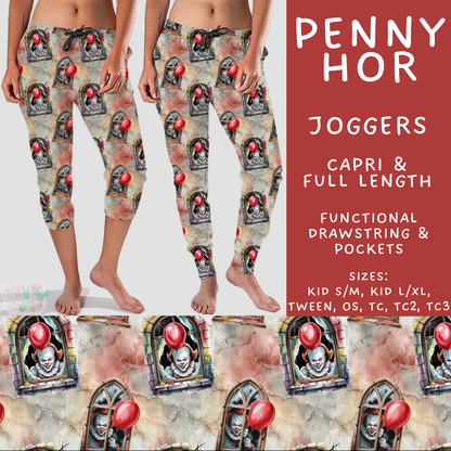 Batch #571 - Horror Windows - Closes 8/17 - ETA mid Oct - Penny Hor Full and Capri Length Joggers