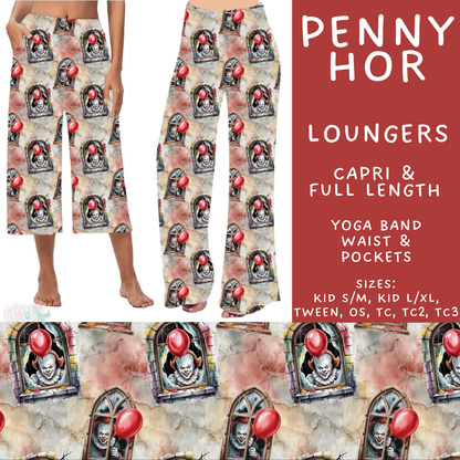 Batch #571 - Horror Windows - Closes 8/17 - ETA mid Oct - Penny Hor Capri and Full Length Loungers