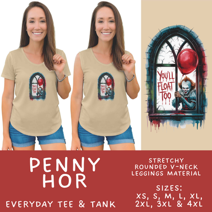 Batch #571 - Horror Windows - Closes 8/17 - ETA mid Oct - Penny Hor Everyday Tank & Tee