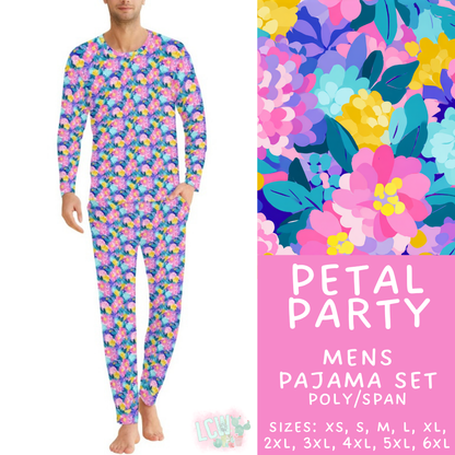 Batch #587 - Family Pajamas 2 - Closes 9/18 - ETA mid Nov - Petal Party Men's Pajama Set