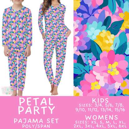 Batch #587 - Family Pajamas 2 - Closes 9/18 - ETA mid Nov - Petal Party Women's & Kid's Pajama Sets