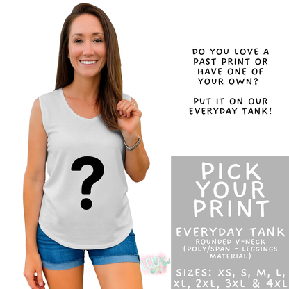 Batch #553 - LP Collection 3 - Closes 7/8 - ETA early Sept - Pick Your Print Everyday Tank & Tee
