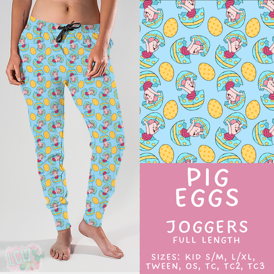 Batch #477 - Magical Character Easter - Closes 1/12 ETA - Early March - Pig Eggs Joggers