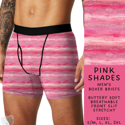 Batch #612 - Valentine's Matching Underwear - Closes 11/11 - ETA mid Jan - Pink Shades Men's Boxer Briefs