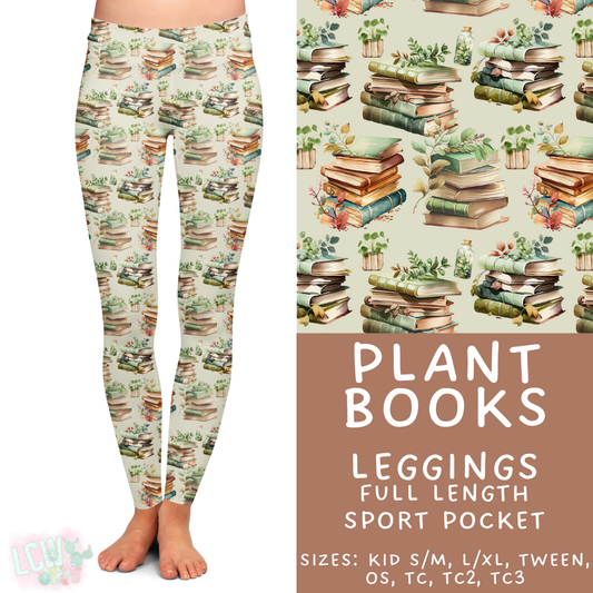Batch #468 - Fun Run 18 - Closes 12/26 - ETA late Feb - Plant Books Full Length Leggings