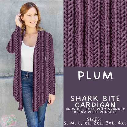 Batch #596 - Sweater Weather - Closes 10/9 - ETA early Dec - Plum Cardigan