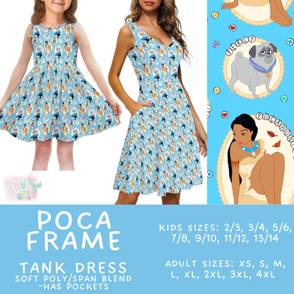 Batch #536 - Frames Collection - Closes 5/29 - ETA late July - Poca Frame Women's & Girl's Tank Dress