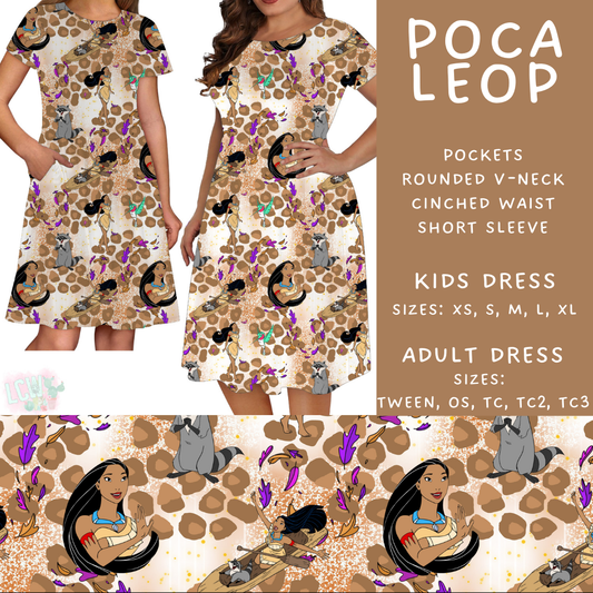Batch #467 - Princess Leopard - Closes 12/24 - ETA late Feb - Poca Leop Womens & Girls Dresses