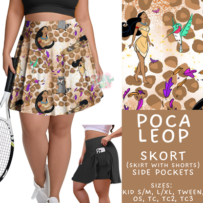 Batch #467 - Princess Leopard - Closes 12/24 - ETA late Feb - Poca Leop Skort