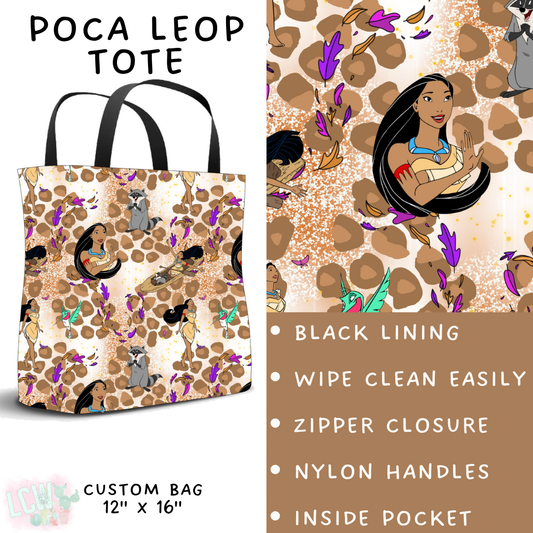 Batch #467 - Princess Leopard - Closes 12/24 - ETA late Feb - Poca Leop Tote