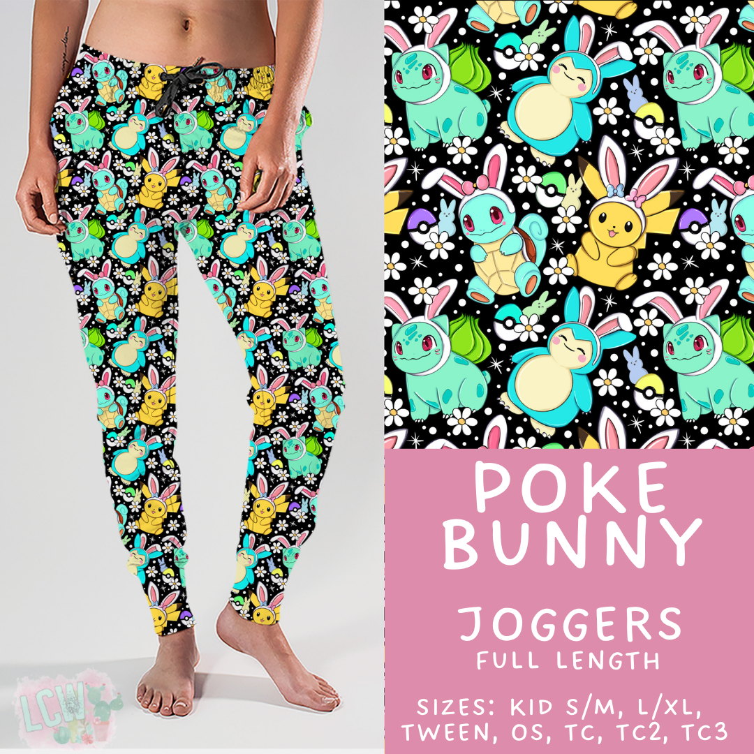 Batch #477 - Magical Character Easter - Closes 1/12 ETA - Early March - Poke Bunny Joggers