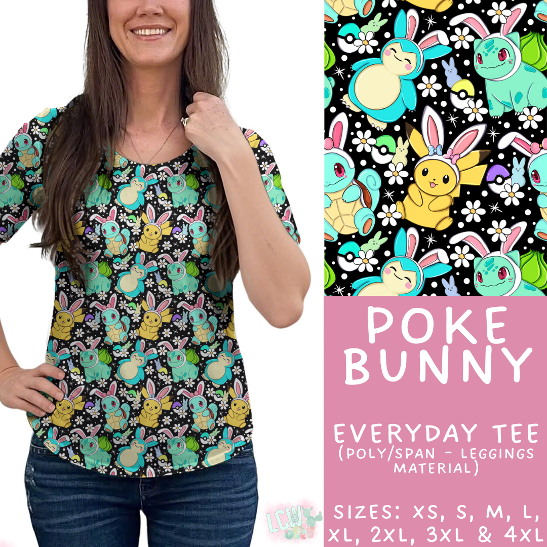 Batch #477 - Magical Character Easter - Closes 1/12 ETA - Early March - Poke Bunny Everyday Tee