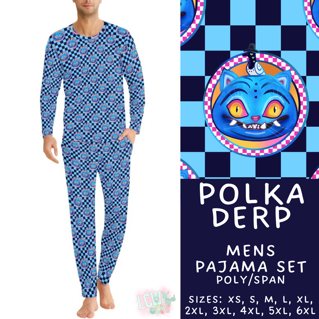 Batch #587 - Family Pajamas 2 - Closes 9/18 - ETA mid Nov - Polka Derp Men's Pajama Set
