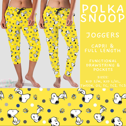Batch #578 - July Request Run - Closes 8/31 - ETA late October - Polka Snoop Full and Capri Length Joggers