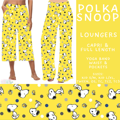 Batch #578 - July Request Run - Closes 8/31 - ETA late October - Polka Snoop Capri and Full Length Loungers