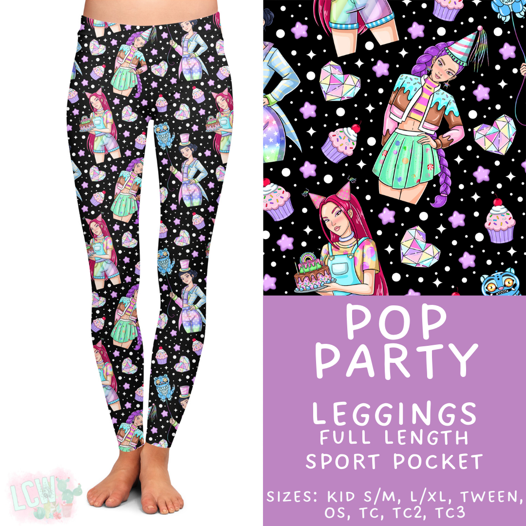 Batch #479 - Cool Characters 11 - Closes 1/21 - ETA mid/late March - Pop Party Full Length Leggings