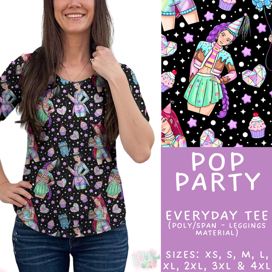 Batch #479 - Cool Characters 11 - Closes 1/21 - ETA mid/late March - Pop Party Everyday Tee