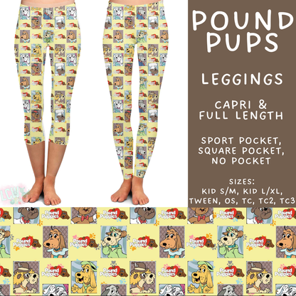 Batch #589 - August Request Run - Closes 9/23 - ETA mid/late Nov - Pound Pups Full and Capri Length Leggings