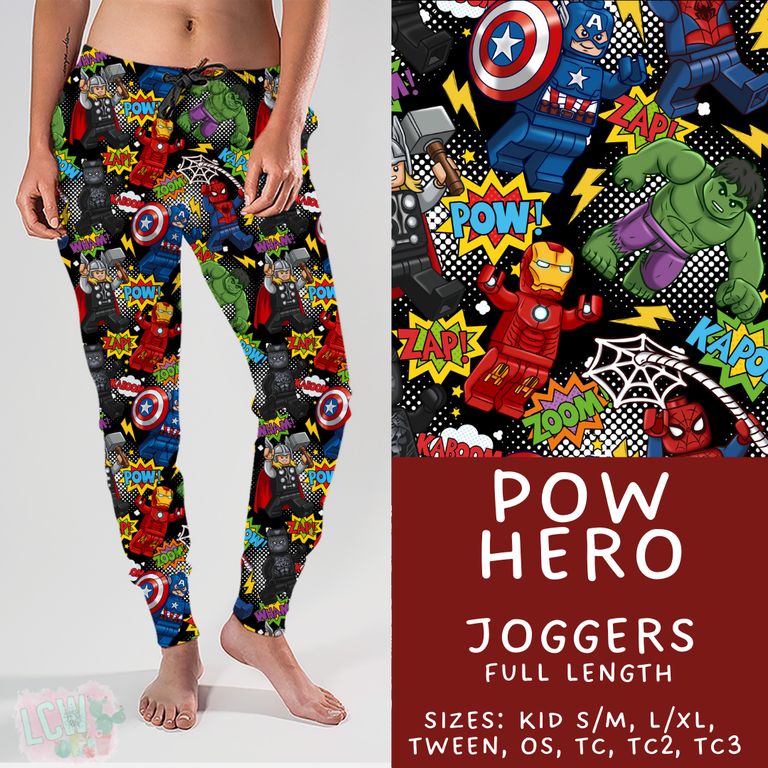 Batch #479 - Cool Characters 11 - Closes 1/21 - ETA mid/late March - Pow Hero Joggers