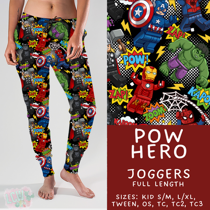Batch #479 - Cool Characters 11 - Closes 1/21 - ETA mid/late March - Pow Hero Joggers
