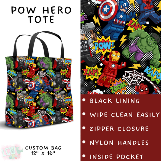 Batch #479 - Cool Characters 11 - Closes 1/21 - ETA mid/late March - Pow Hero Tote