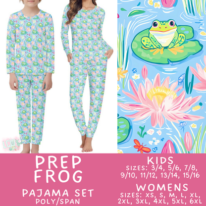 Batch #587 - Family Pajamas 2 - Closes 9/18 - ETA mid Nov - Prep Frog Women's & Kid's Pajama Sets