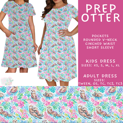 Batch #607 - Fun Run 28 - Closes 11/2 - ETA early Jan - Prep Otter Adult & Kids Dresses