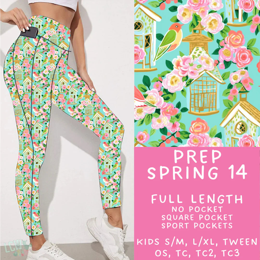 Ready To Ship - Preppy Spring 14 Leggings