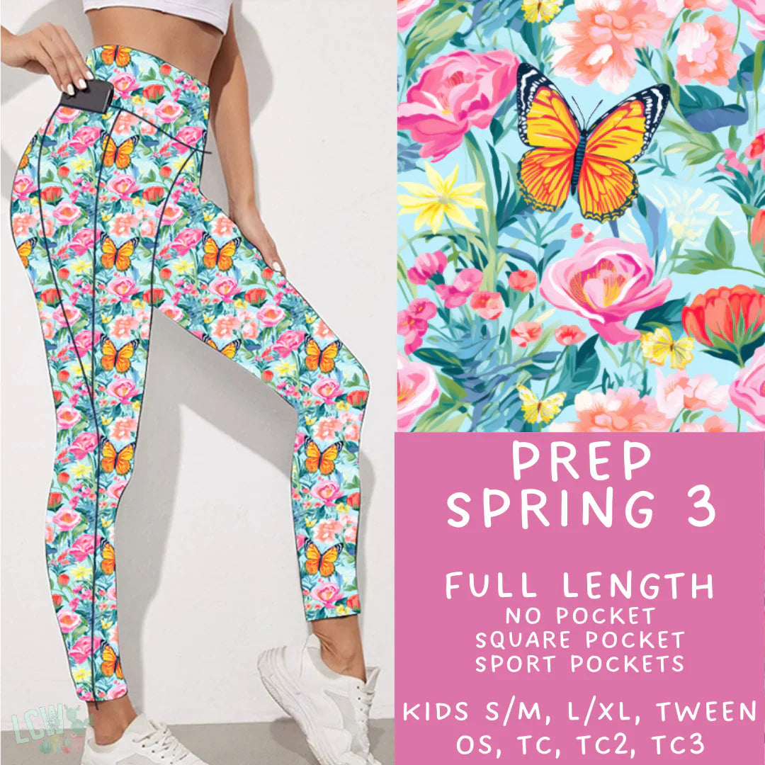 Ready To Ship - Preppy Spring 3 Leggings