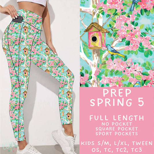 Ready To Ship - Preppy Spring 5 Leggings