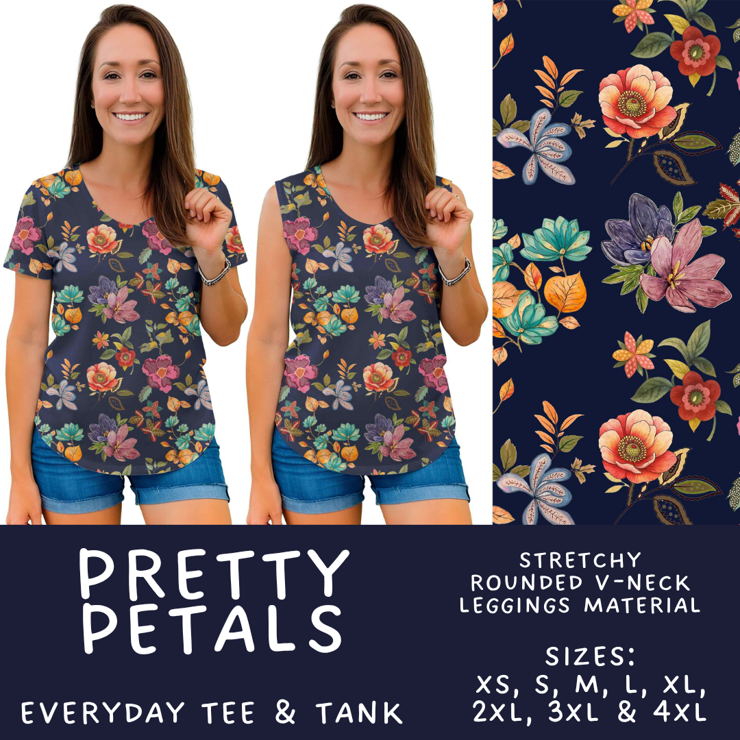 Batch #592 -  Fun Run 27 - Closes 9/30 - ETA late Nov - Pretty Petals Everyday Tank & Tee