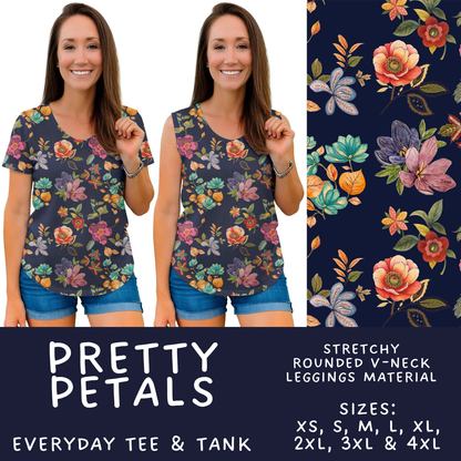 Batch #592 -  Fun Run 27 - Closes 9/30 - ETA late Nov - Pretty Petals Everyday Tank & Tee